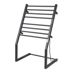 2-in-1 Towel Warmer Rack 8 Bars Freestanding & Wall Mounted Towel Warmer Rack