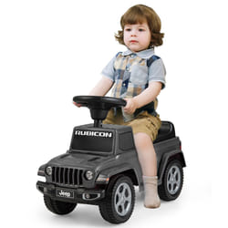 Children's Ride on Push Car Licensed Jeep Toddler Foot-to-Floor Sliding