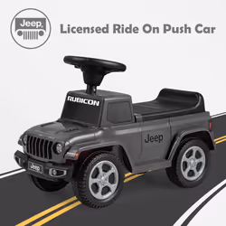 Children's Ride on Push Car Licensed Jeep Toddler Foot-to-Floor Sliding