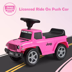 Children's Ride on Push Car Licensed Jeep Toddler Foot-to-Floor Sliding