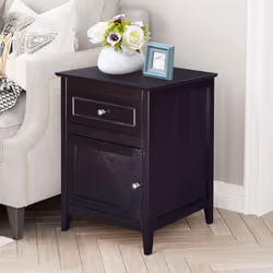 2-Tier Nightstand Modern Sofa Side Table Bedroom End Table Accent Side Table