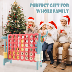 Giant 4-in-a-Row Game 4-to-Score Game Set Family Birthday Parties Xmas Party Toy