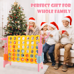 Giant 4-in-a-Row Game 4-to-Score Toy Set For Christmas Party