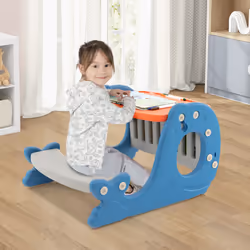 4 in 1 Convertible Activity Table Bench Set Adjustable Toddler Easel w/Whiteboard