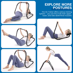 Abdominal Fitness Machine Crunch Roller & Sit Up Training Assistant