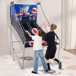 Double Basketball Hoop Game 8 Modes Basketball Arcade w/ Scoreboard