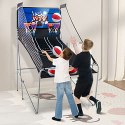 Double Basketball Hoop Game 8 Modes Basketball Arcade w/ Scoreboard