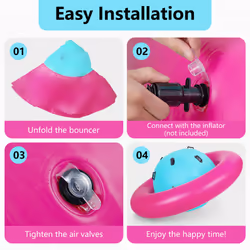 Inflatable Bouncy Climber Dome Rocker 227cm Bounce Space Ship Toy