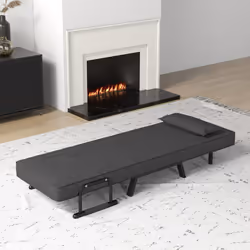Folding Single Sofa Bed Convertible Sleep Chair w/Adjustable Backrest
