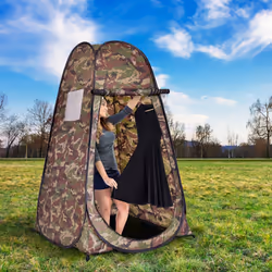 Pop Up Camping Shower Tent Folding Toilet Tent 120 x 120 x 190CM W/ Window