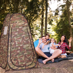 Pop Up Camping Shower Tent Folding Toilet Tent 120 x 120 x 190CM W/ Window