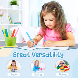 3-in-1 Convertible Activity Bench Table Set W/ Wooden Toy Box Grey