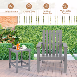 Wood Adirondack Chair Patio Chair with Solid Acacia Wood