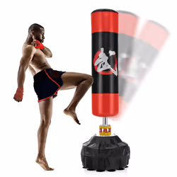 Freestanding Punching Bag Boxing Bag w/ Fillable Base Suction Cups