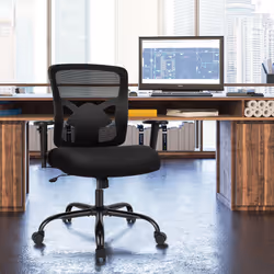 Big Tall Mesh Office Chair Ergonomic Executive Chair w/ Lumbar Support