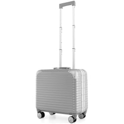 16" Under-seat Carry On Luggage PC Hard Shell Suitcase Spinner Wheels