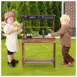 Kids Outdoor Mud Kitchen Robust Toddlers Educational Play Kitchen