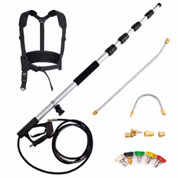 Telescoping Wand for Pressure Washers 4000PSI  Grade Extension Wand
