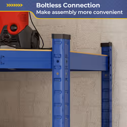 4-Tier Corner Shelving Unit Adjustable Garage Storage Utility Rack