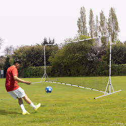 Soccer Rebounder Net Football Training Equipment w/Carry Bag