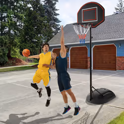 Portable Basketball Hoop Stand Adjustable Basketball Goal System Adult