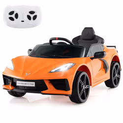 12V Electric Kids Ride On Car Licensed Chevrolet Corvette C8 Toy Car