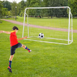 2-in-1 Kids Soccer Rebounder & Soccer Goal 6.1 x 4 Adjustable Soccer Goal