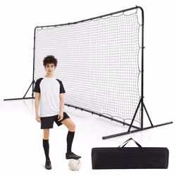Portable Soccer Rebounder Net Soccer Training Equipment w/Carry Bag