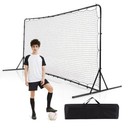 Portable Soccer Rebounder Net Soccer Training Equipment w/Carry Bag