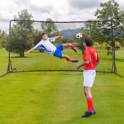 Portable Soccer Rebounder Net Soccer Training Equipment w/Carry Bag