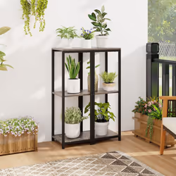 3 Tier Tall Metal Plant Stand Corner Plant Holder Flower Pot Organizer
