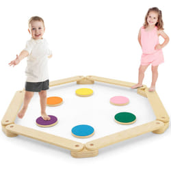 Kids Balance Beam 12 Pcs Toddler Balance Beam Boards & Stepping Stones