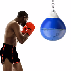 18 Inch Water Punching Bag 50 kg Water Heavy Bag Filled Gym-Blue