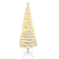 6 FT Artificial Xmas Tree Pencil Christmas Tree w/248 Branch Tips
