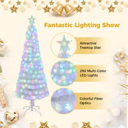 6 FT Artificial Xmas Tree Pencil Christmas Tree w/248 Branch Tips