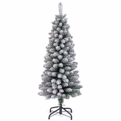120 CM Artificial Christmas Tree Snow Flocked Xmas Tree