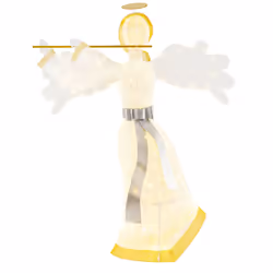 1.5 M Lighted Christmas Angel Christmas Outdoor Decoration