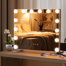 Hollywood Vanity Mirror Wall Mounted Makeup Mirror with Lights