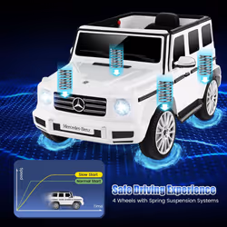 Kids Ride on Car 12V Battery Powered Ride on Truck Electric Toy & LED Lights