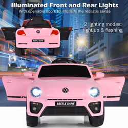12V Electric Kids Ride On Car Toddler Ride On Vehicle  w/ Remote Control &Lights