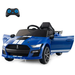 12V Licensed Ford Mustang Shelby GT500 Kids Ride on Car-Navy