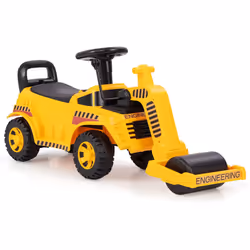 Ride on Road Roller Toddler Ride on Car with Adjustable Roller