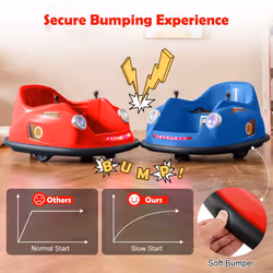 Ride on Bumper Car Kids 12V Battery Powered Electric Toy Vehicle-Red