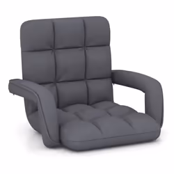 Floor Gaming Chair Adults 6-Position Adjustable Lazy Sofa Chair