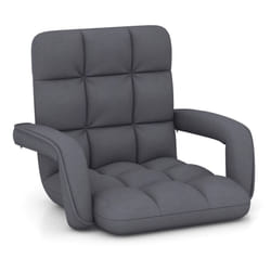 Floor Gaming Chair Adults 6-Position Adjustable Lazy Sofa Chair