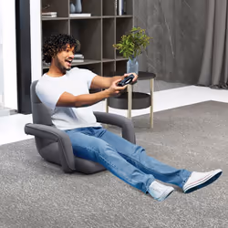 Floor Gaming Chair Adults 6-Position Adjustable Lazy Sofa Chair