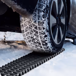 2 Pack Tire Traction Mats Portable TPR Recovery Track Pad Emergency Traction Aid