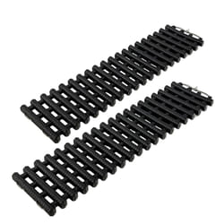 2 Pack Tire Traction Mats Portable TPR Recovery Track Pad Emergency Traction Aid