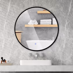 60 CM Round Bathroom Mirror Vanity Mirror with LED Lights