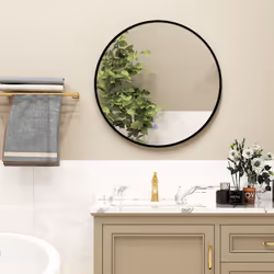 60 CM Round Bathroom Mirror Vanity Mirror with LED Lights
